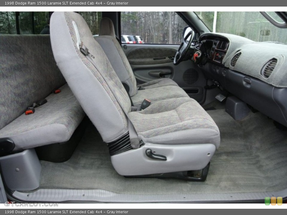 Gray Interior Photo for the 1998 Dodge Ram 1500 Laramie SLT Extended Cab 4x4 #78593772