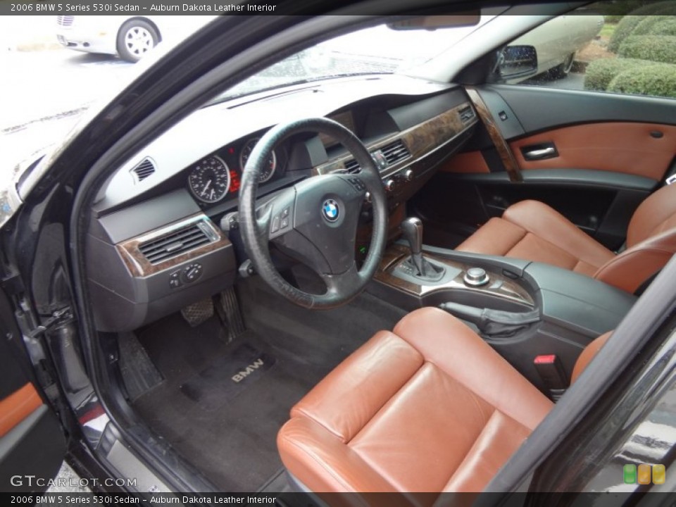 Auburn Dakota Leather Interior Photo for the 2006 BMW 5 Series 530i Sedan #78594399