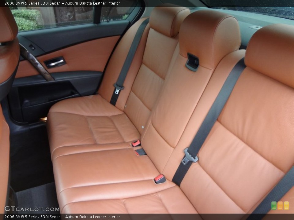 Auburn Dakota Leather Interior Rear Seat for the 2006 BMW 5 Series 530i Sedan #78594435