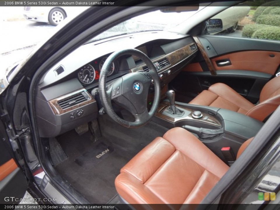 Auburn Dakota Leather Interior Photo for the 2006 BMW 5 Series 530i Sedan #78594738