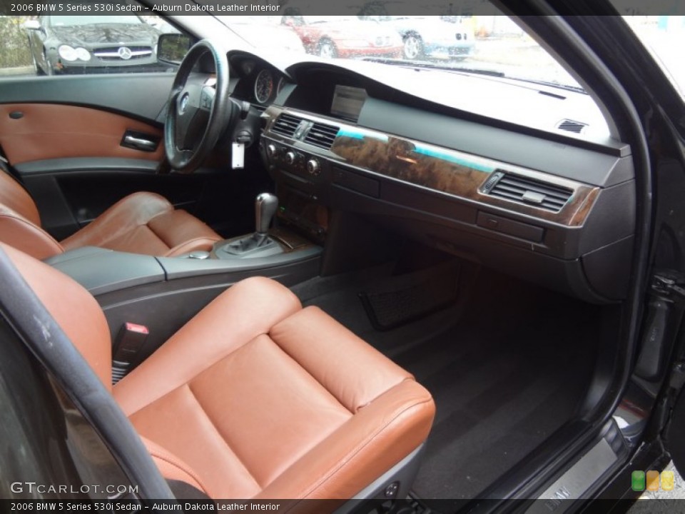 Auburn Dakota Leather Interior Front Seat for the 2006 BMW 5 Series 530i Sedan #78594759