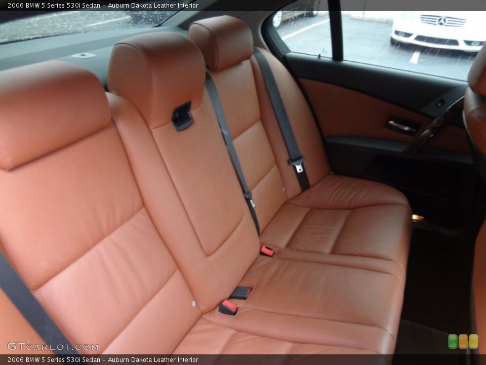 Auburn Dakota Leather Interior Rear Seat for the 2006 BMW 5 Series 530i Sedan #78594783