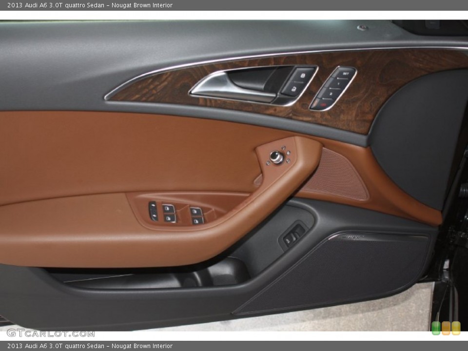 Nougat Brown Interior Door Panel for the 2013 Audi A6 3.0T quattro Sedan #78595175