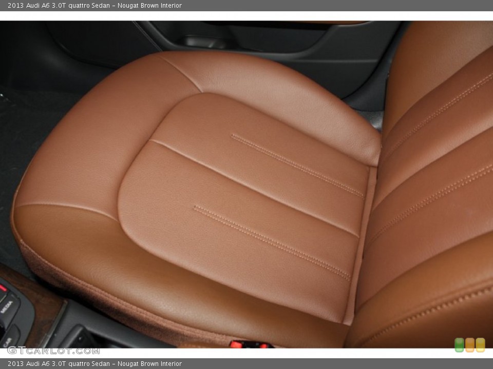 Nougat Brown Interior Front Seat for the 2013 Audi A6 3.0T quattro Sedan #78595275