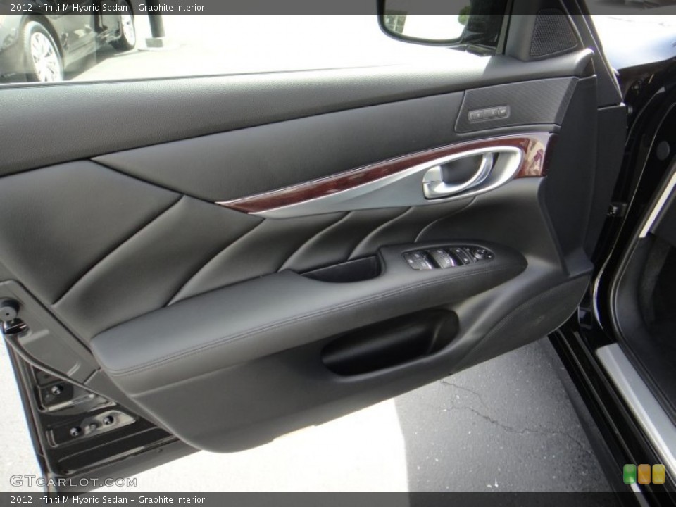 Graphite Interior Door Panel for the 2012 Infiniti M Hybrid Sedan #78595344