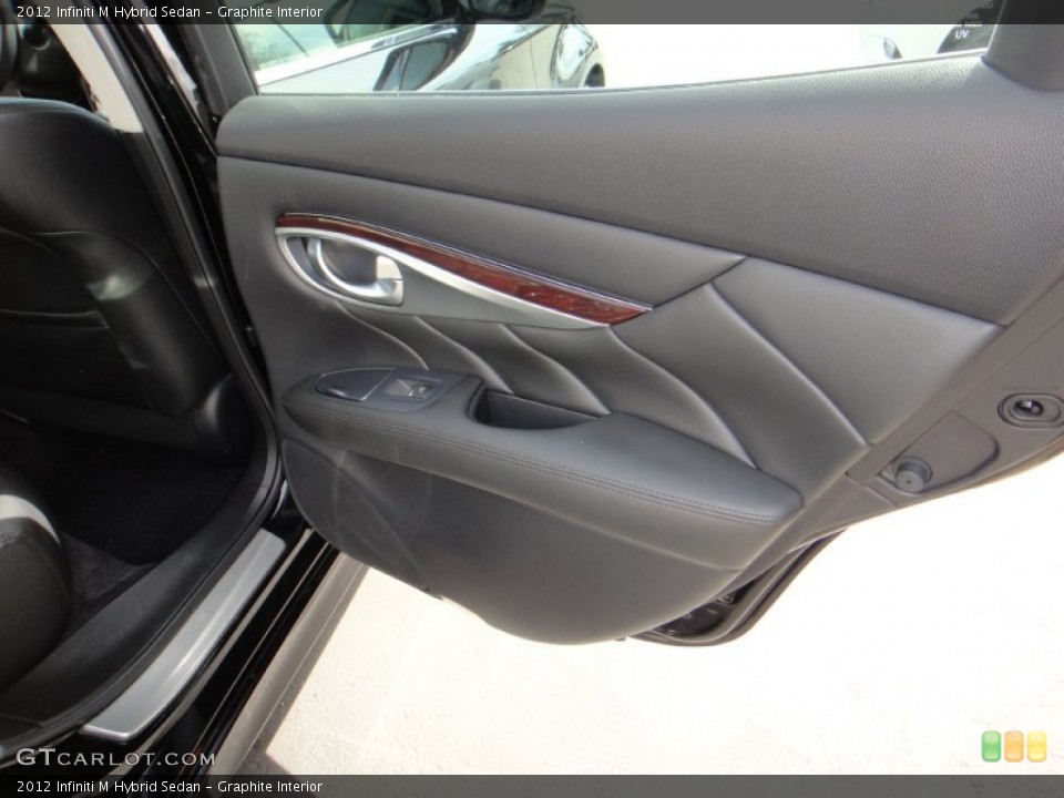 Graphite Interior Door Panel for the 2012 Infiniti M Hybrid Sedan #78595452