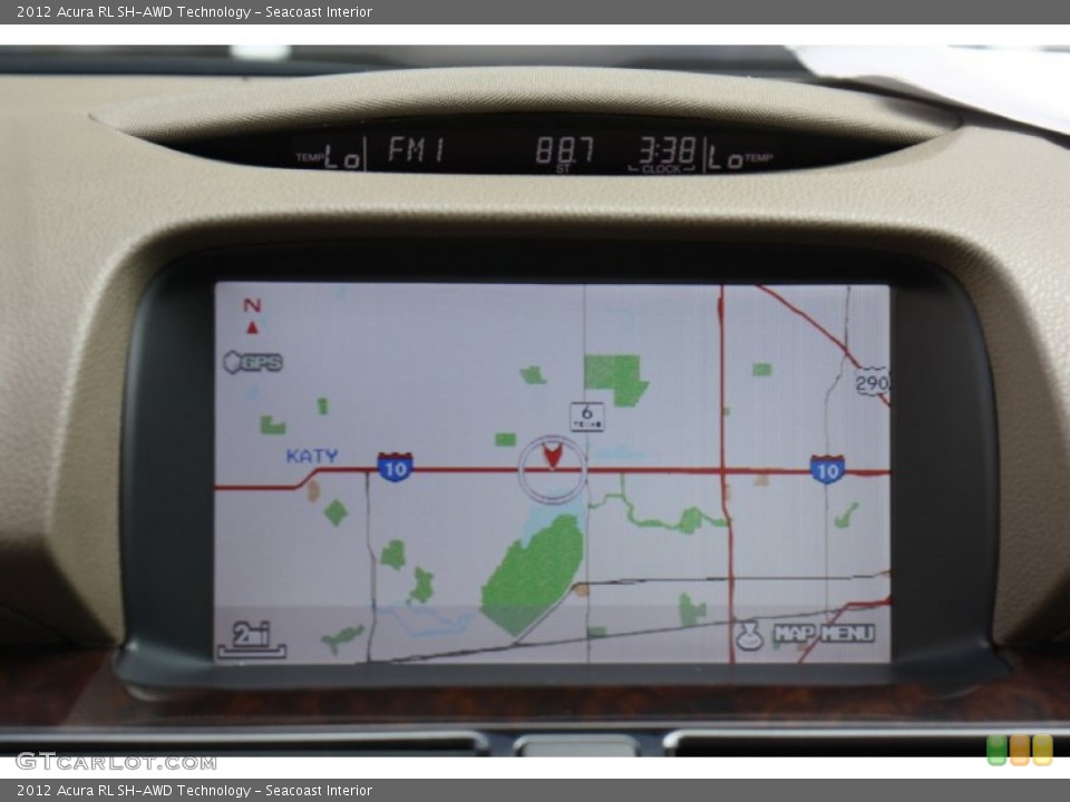 Seacoast Interior Navigation for the 2012 Acura RL SH-AWD Technology #78595461