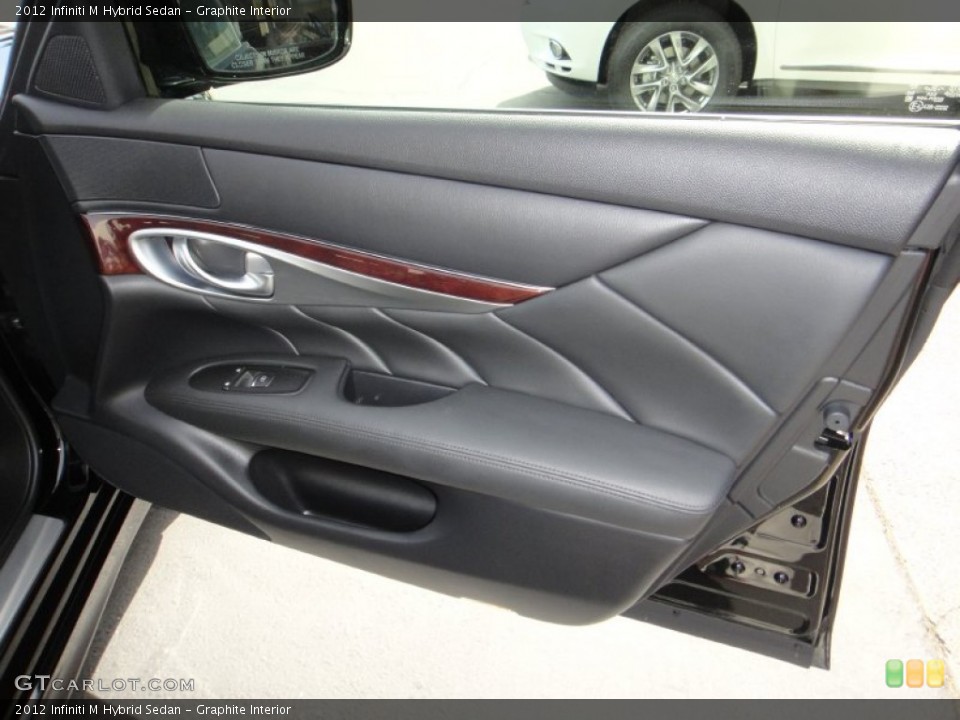 Graphite Interior Door Panel for the 2012 Infiniti M Hybrid Sedan #78595515