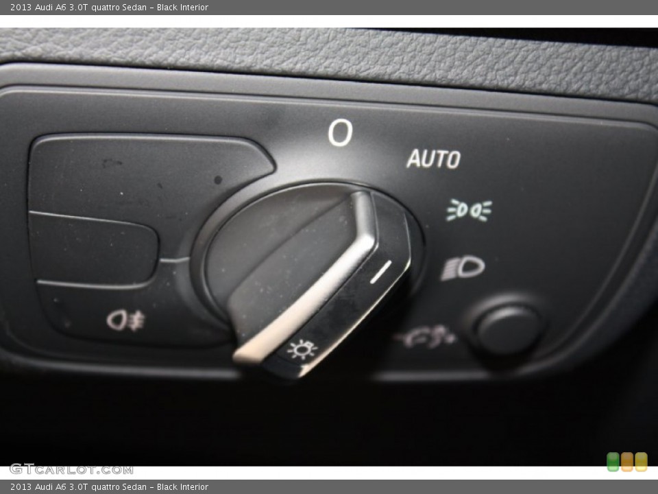 Black Interior Controls for the 2013 Audi A6 3.0T quattro Sedan #78596349