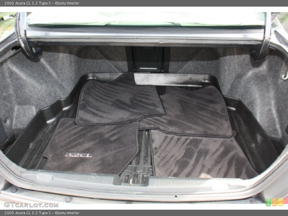 Ebony Interior Trunk for the 2003 Acura CL 3.2 Type S #78596691