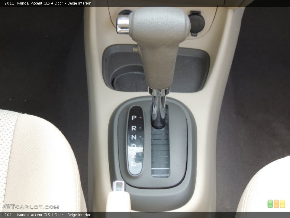 Beige Interior Transmission for the 2011 Hyundai Accent GLS 4 Door #78599832