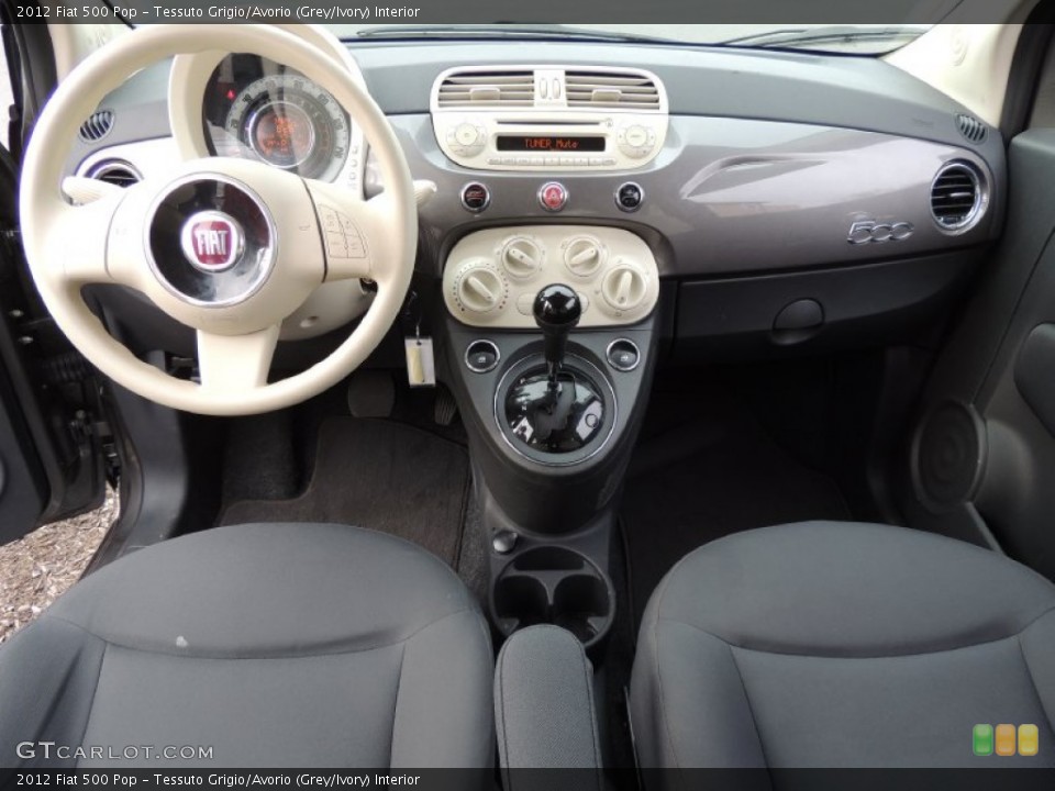 Tessuto Grigio/Avorio (Grey/Ivory) Interior Dashboard for the 2012 Fiat 500 Pop #78600876