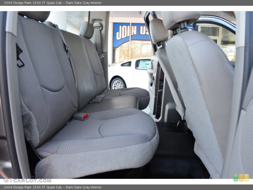 Dark Slate Gray Interior Rear Seat for the 2004 Dodge Ram 1500 ST Quad Cab #78601447