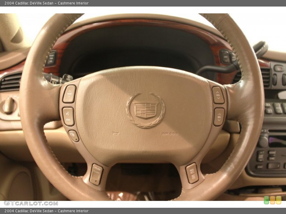 Cashmere Interior Steering Wheel for the 2004 Cadillac DeVille Sedan #78602480