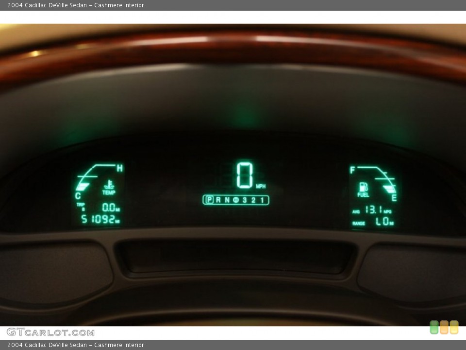 Cashmere Interior Gauges for the 2004 Cadillac DeVille Sedan #78602500