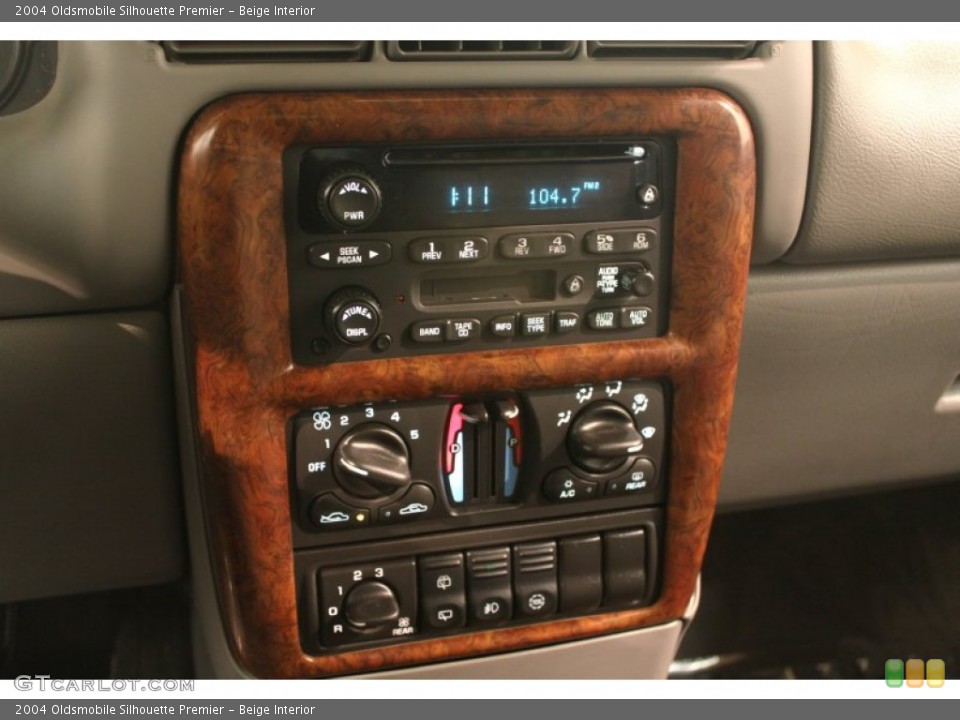 Beige Interior Controls for the 2004 Oldsmobile Silhouette Premier #78605031