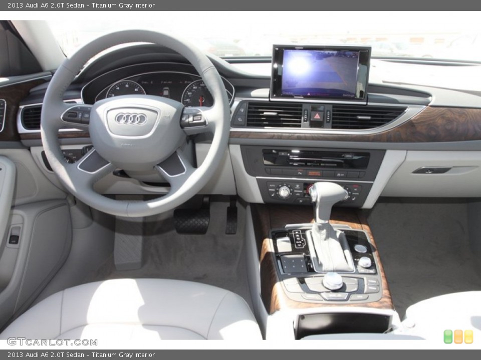 Titanium Gray Interior Dashboard for the 2013 Audi A6 2.0T Sedan #78605083