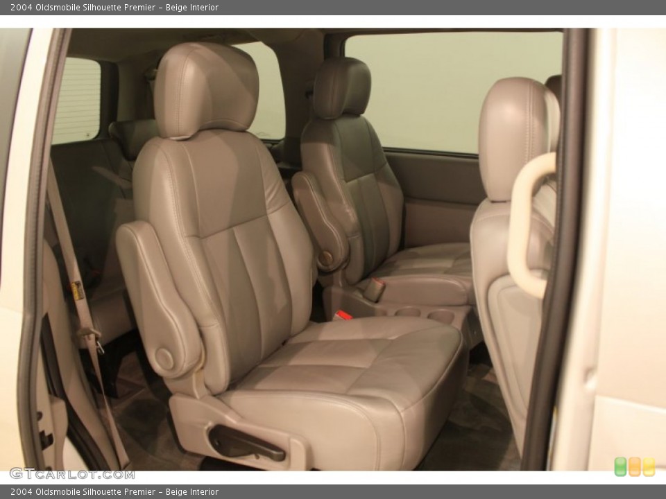 Beige Interior Rear Seat for the 2004 Oldsmobile Silhouette Premier #78605088