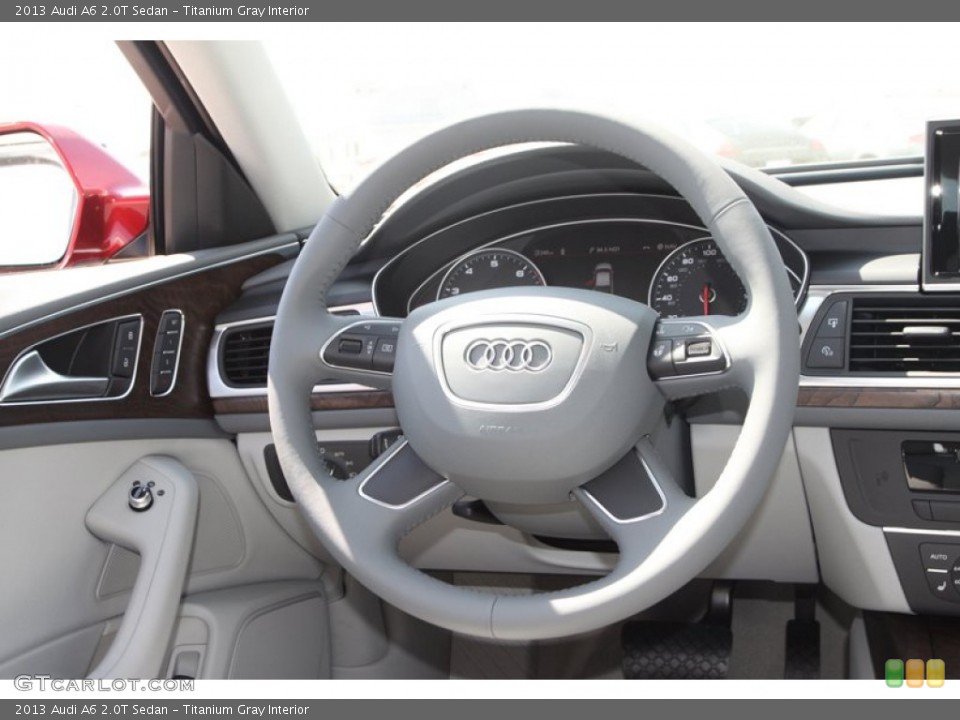 Titanium Gray Interior Steering Wheel for the 2013 Audi A6 2.0T Sedan #78605100