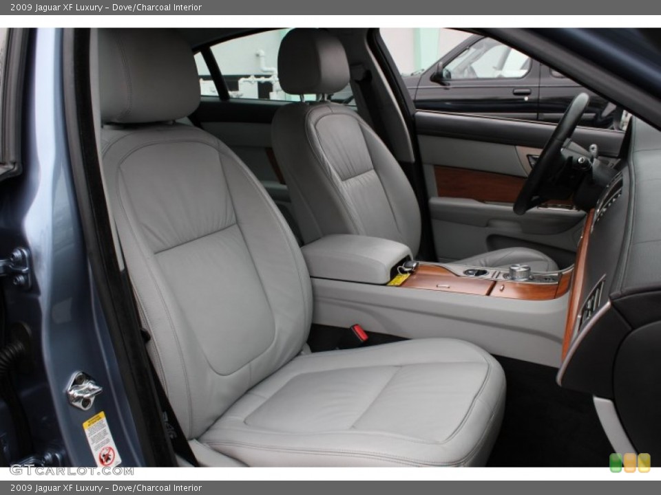 Dove/Charcoal Interior Front Seat for the 2009 Jaguar XF Luxury #78606494