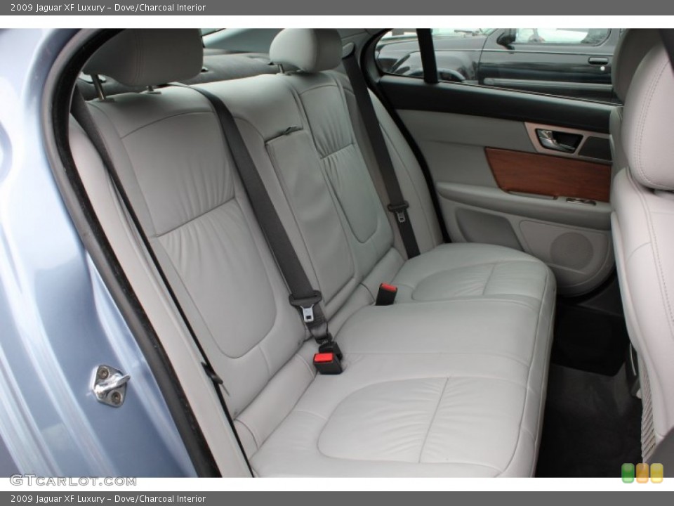 Dove/Charcoal Interior Rear Seat for the 2009 Jaguar XF Luxury #78606553