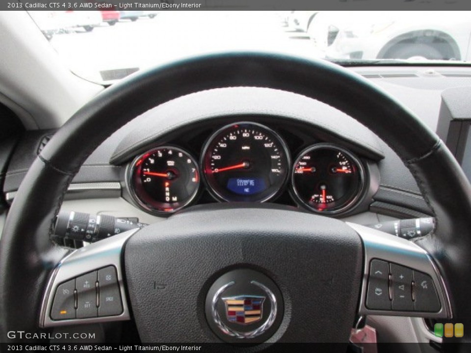 Light Titanium/Ebony Interior Steering Wheel for the 2013 Cadillac CTS 4 3.6 AWD Sedan #78606857