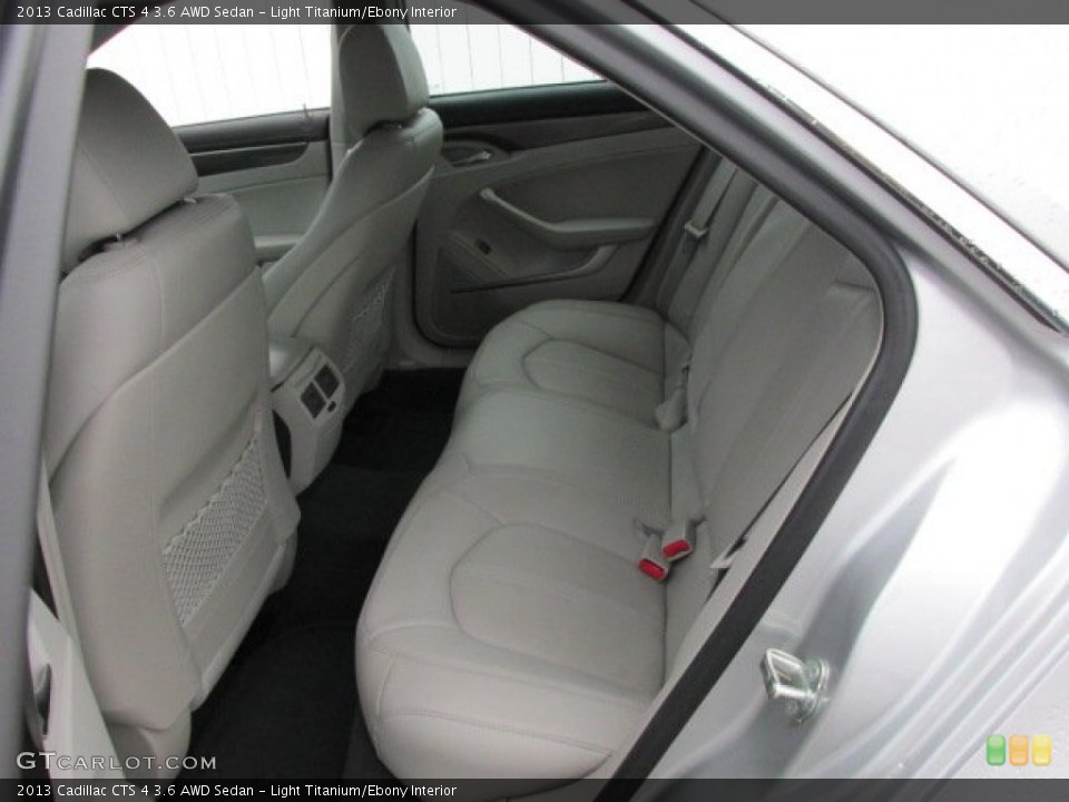 Light Titanium/Ebony Interior Rear Seat for the 2013 Cadillac CTS 4 3.6 AWD Sedan #78606927