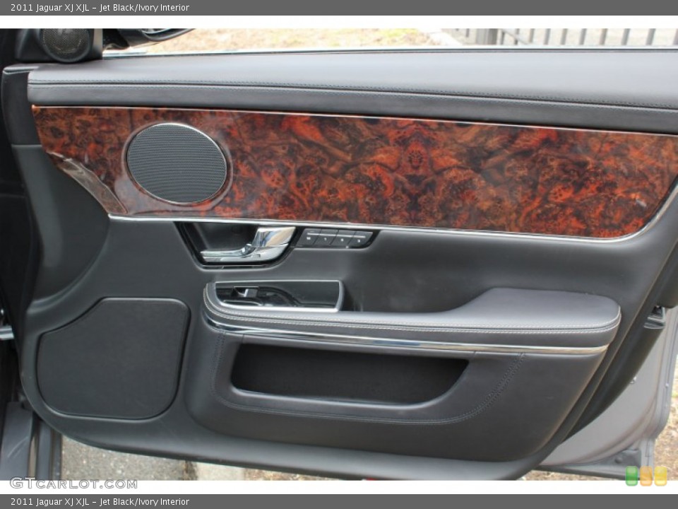 Jet Black/Ivory Interior Door Panel for the 2011 Jaguar XJ XJL #78607046
