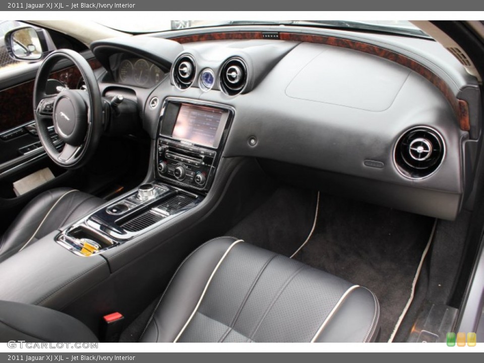 Jet Black/Ivory Interior Dashboard for the 2011 Jaguar XJ XJL #78607084