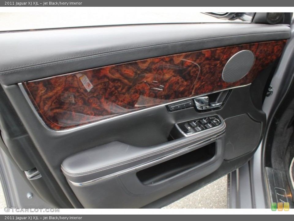 Jet Black/Ivory Interior Door Panel for the 2011 Jaguar XJ XJL #78607224