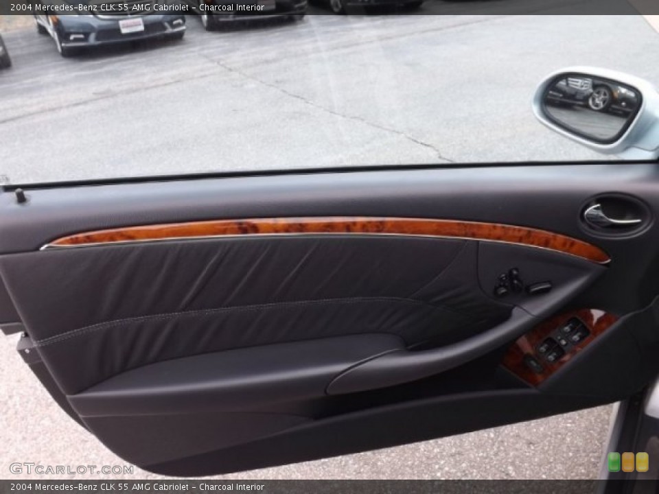 Charcoal Interior Door Panel for the 2004 Mercedes-Benz CLK 55 AMG Cabriolet #78607314