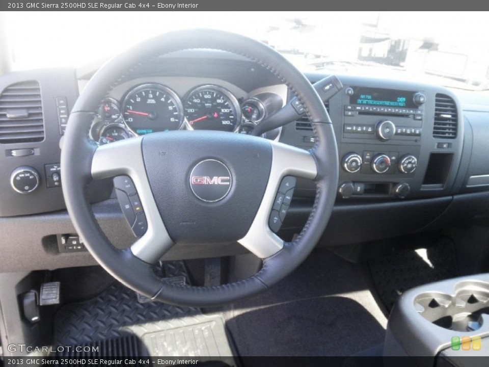 Ebony Interior Dashboard for the 2013 GMC Sierra 2500HD SLE Regular Cab 4x4 #78609420
