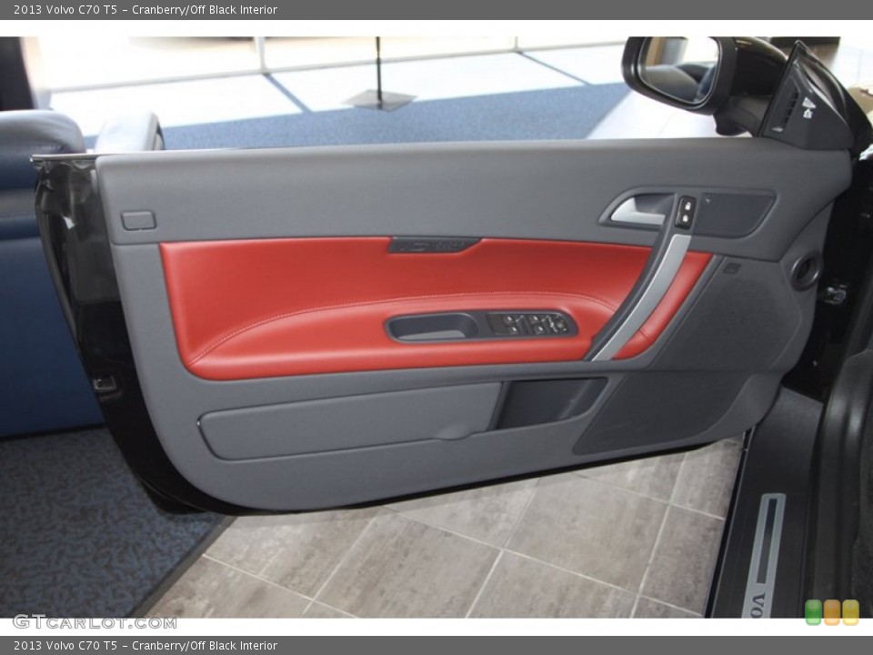 Cranberry/Off Black Interior Door Panel for the 2013 Volvo C70 T5 #78609568