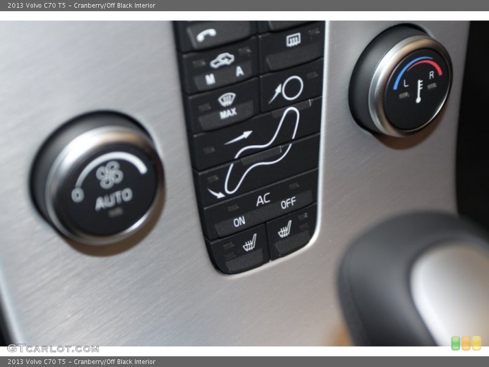 Cranberry/Off Black Interior Controls for the 2013 Volvo C70 T5 #78609684