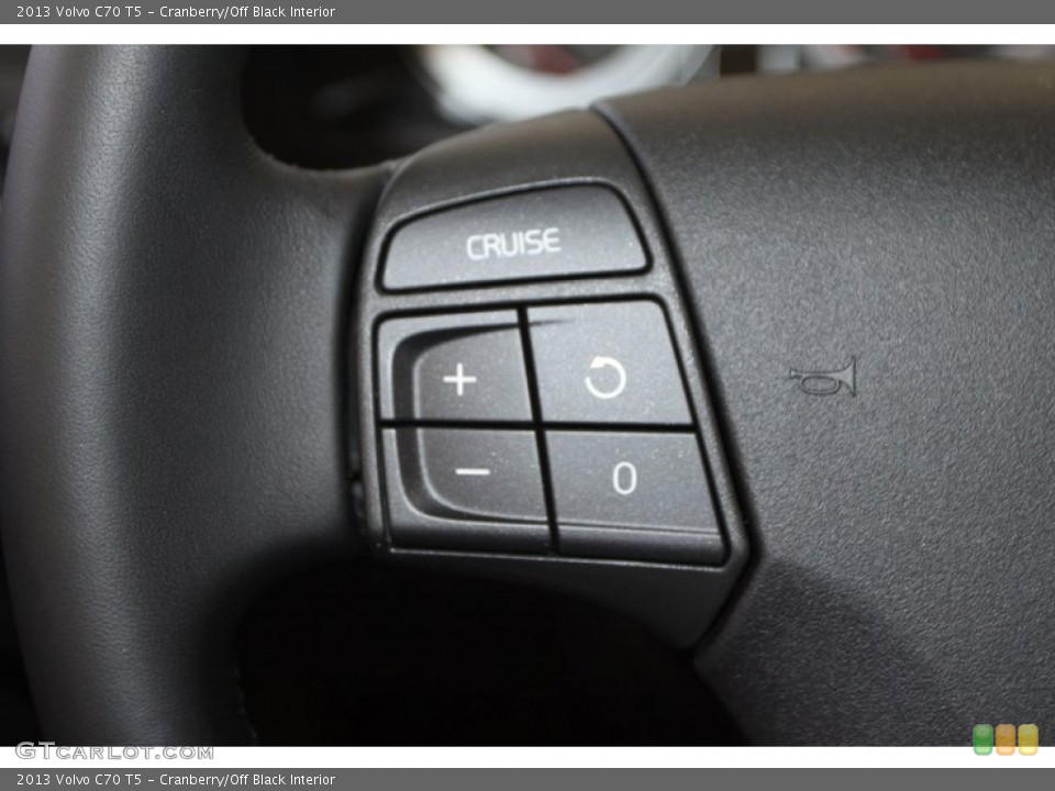 Cranberry/Off Black Interior Controls for the 2013 Volvo C70 T5 #78609702