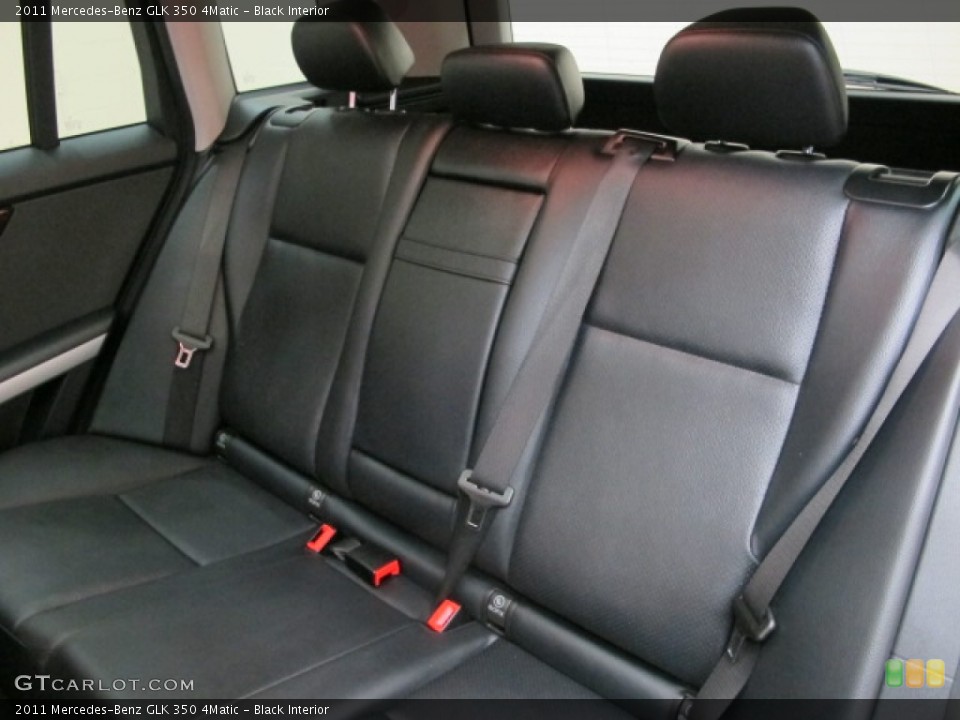 Black Interior Rear Seat for the 2011 Mercedes-Benz GLK 350 4Matic #78609719