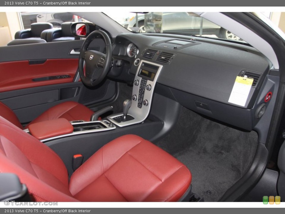 Cranberry/Off Black Interior Dashboard for the 2013 Volvo C70 T5 #78609776