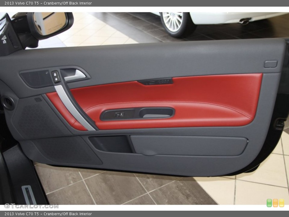 Cranberry/Off Black Interior Door Panel for the 2013 Volvo C70 T5 #78609825