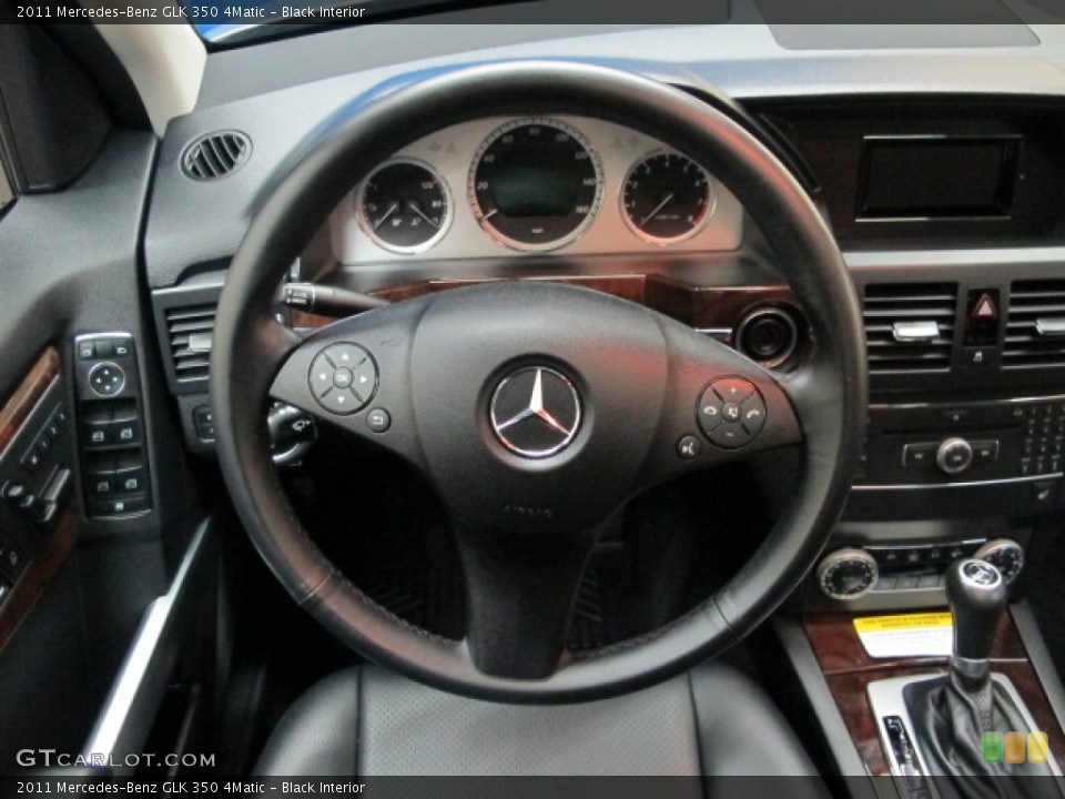 Black Interior Steering Wheel for the 2011 Mercedes-Benz GLK 350 4Matic #78609834