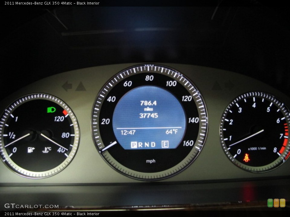 Black Interior Gauges for the 2011 Mercedes-Benz GLK 350 4Matic #78609867