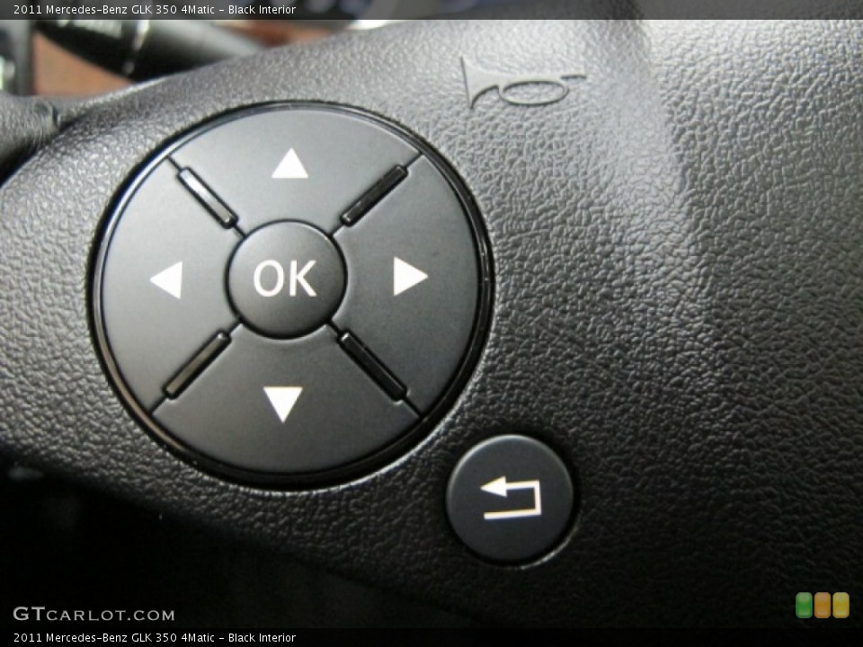 Black Interior Controls for the 2011 Mercedes-Benz GLK 350 4Matic #78610035