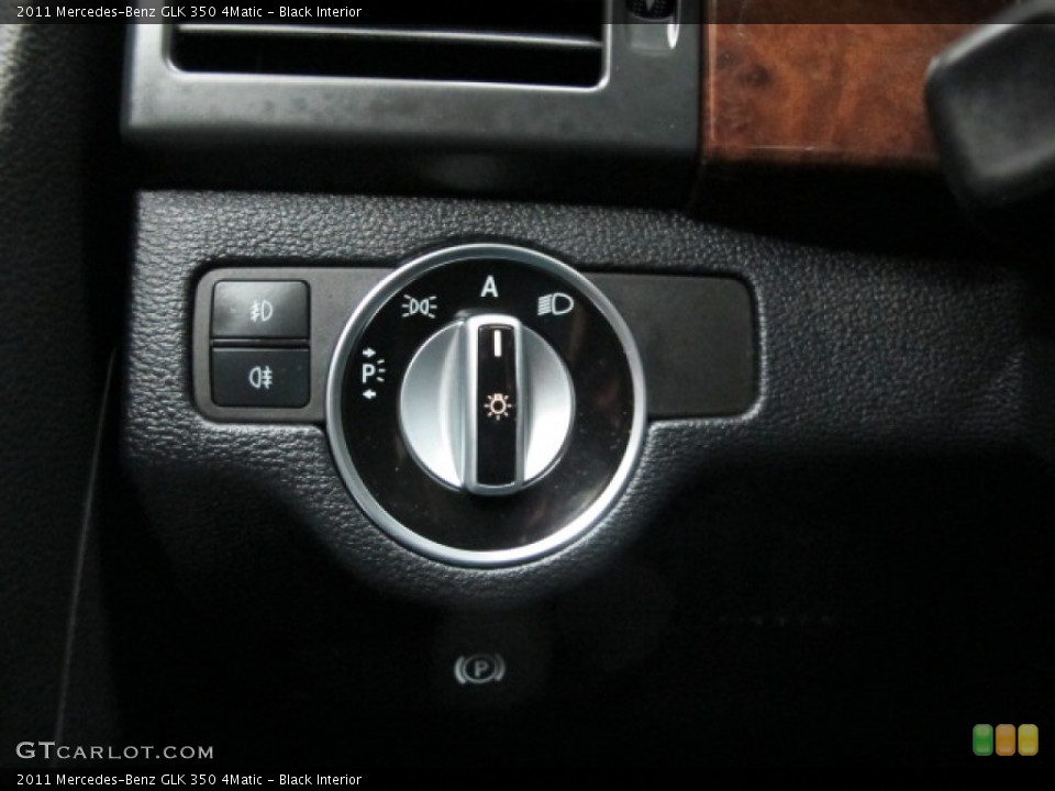Black Interior Controls for the 2011 Mercedes-Benz GLK 350 4Matic #78610079