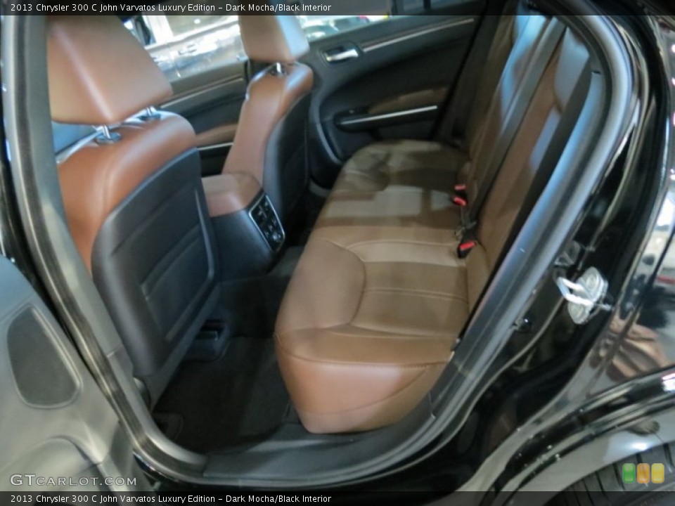 Dark Mocha/Black Interior Rear Seat for the 2013 Chrysler 300 C John Varvatos Luxury Edition #78611297