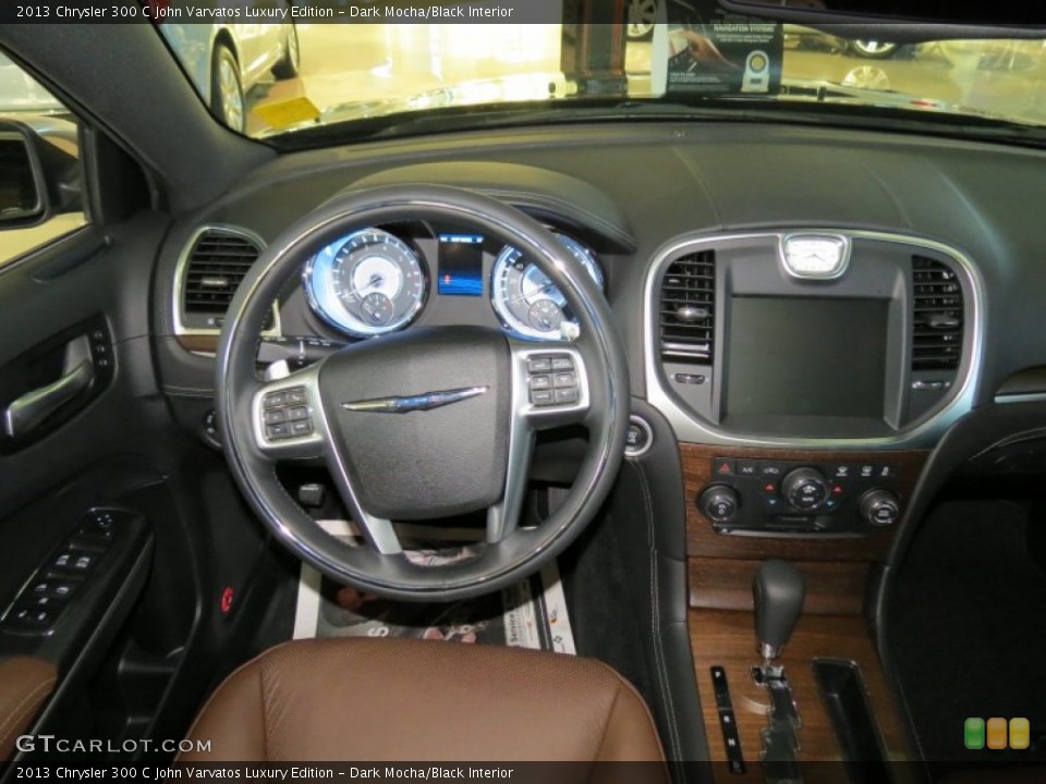 Dark Mocha/Black Interior Dashboard for the 2013 Chrysler 300 C John Varvatos Luxury Edition #78611317