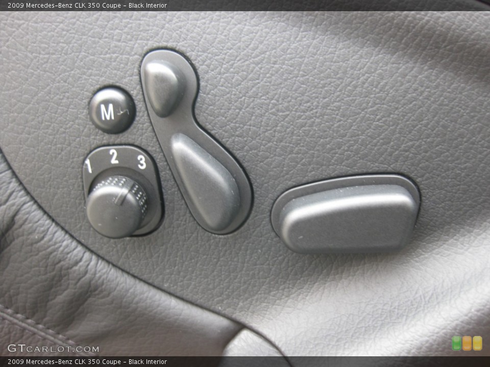 Black Interior Controls for the 2009 Mercedes-Benz CLK 350 Coupe #78613031