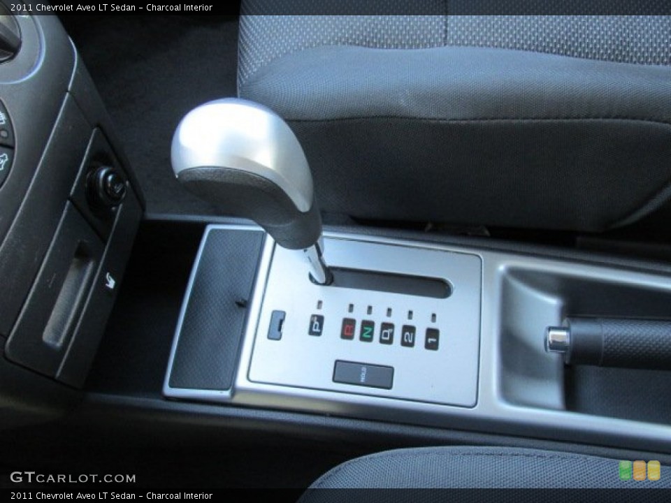Charcoal Interior Transmission for the 2011 Chevrolet Aveo LT Sedan #78613056