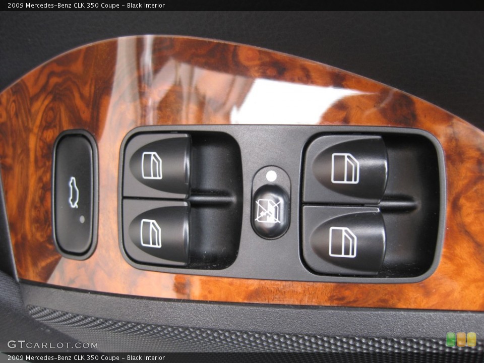 Black Interior Controls for the 2009 Mercedes-Benz CLK 350 Coupe #78613116