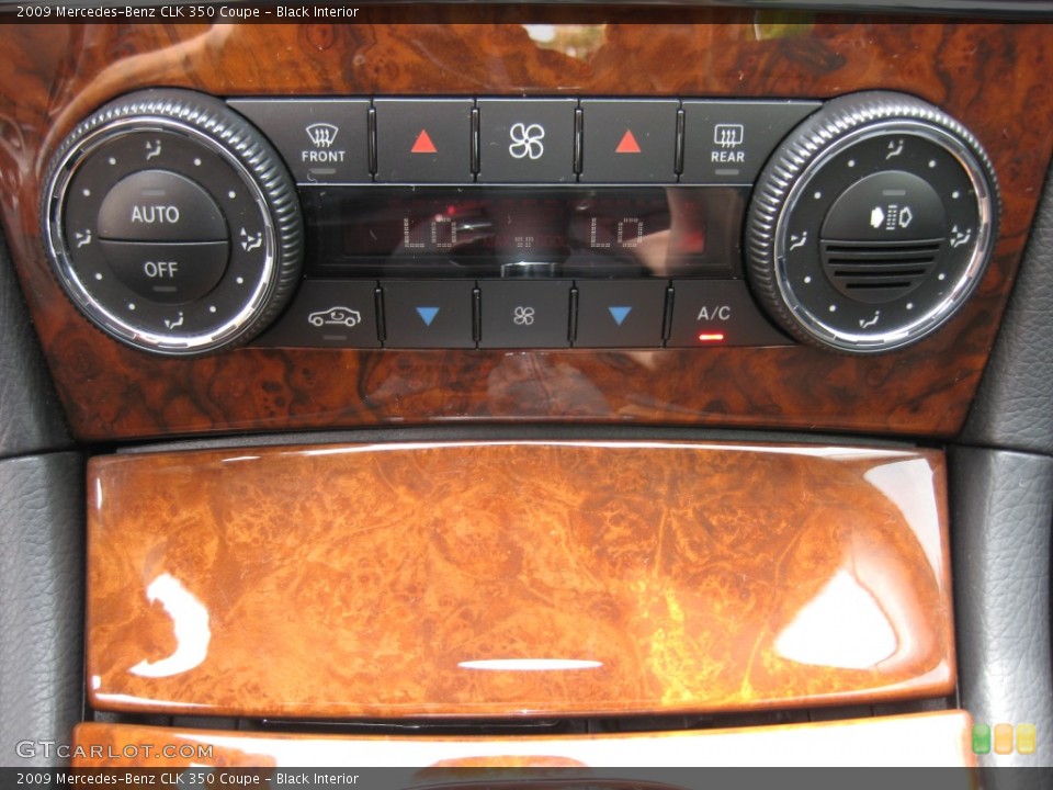 Black Interior Controls for the 2009 Mercedes-Benz CLK 350 Coupe #78613434