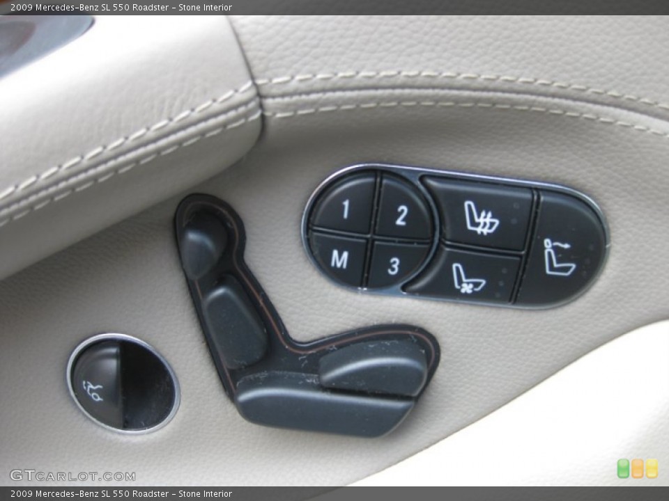 Stone Interior Controls for the 2009 Mercedes-Benz SL 550 Roadster #78614421