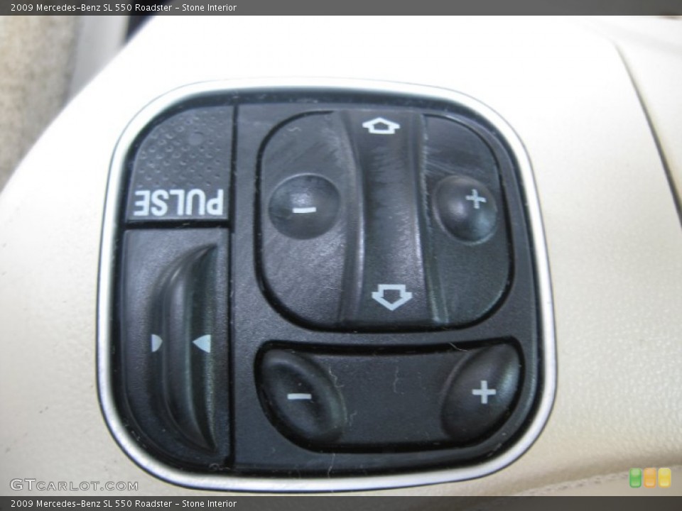 Stone Interior Controls for the 2009 Mercedes-Benz SL 550 Roadster #78614465